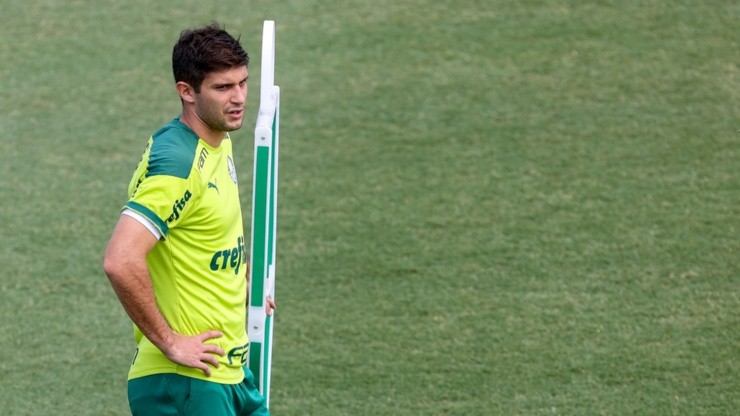 El defensor se prepara para este importante encuentro | Foto: Palmeiras 