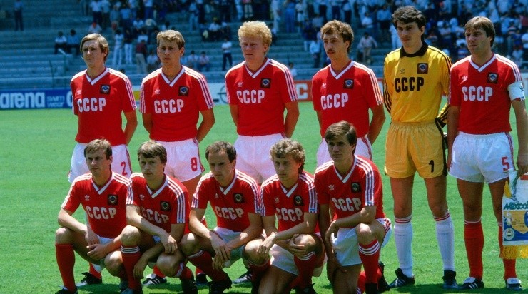 Selección soviética, en México 1986 (Getty)