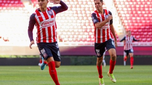 Sebastián Martínez celebra un gol con Tapatío (IMAGO 7)