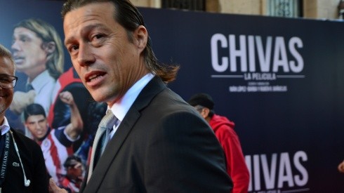 Matías Almeyda durante la presentación de la película de Chivas (IMAGO 7)