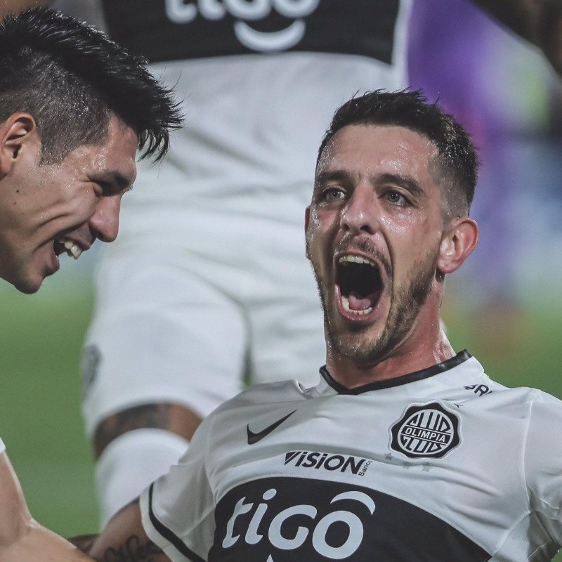 Olimpia le ganó la ida a Atlético Nacional y viaja a Medellín en ventaja