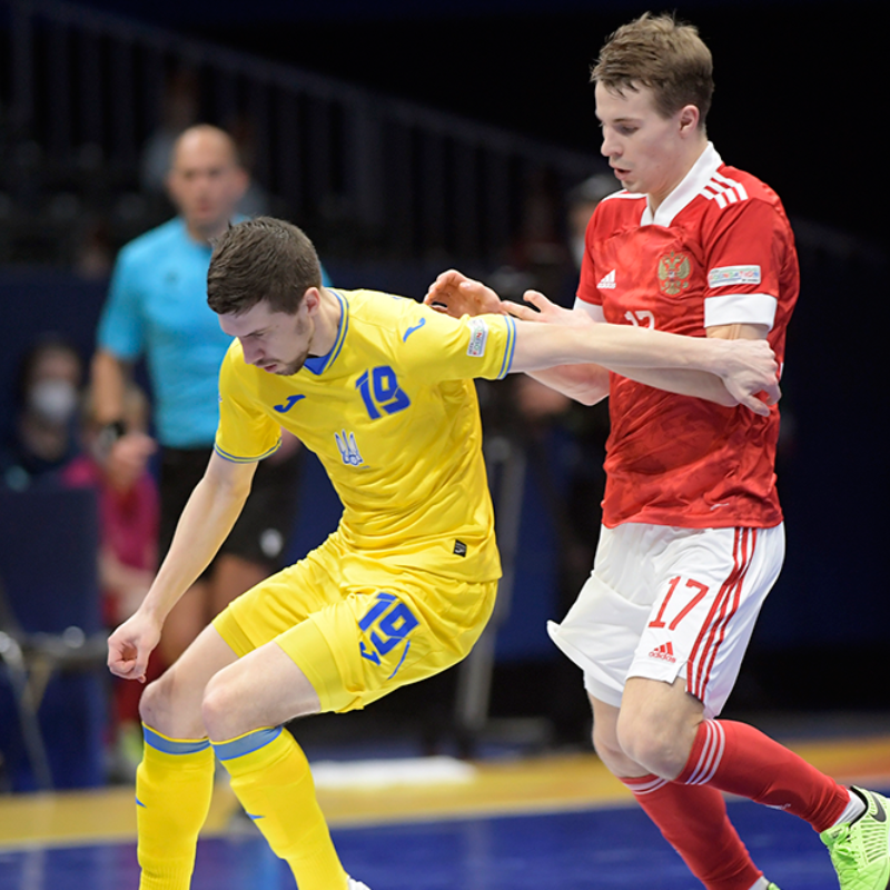 En futsal, la última vez que Rusia y Ucrania jugaron un partido