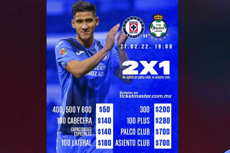 Cruz Azul vs Santos: ¿Cuánto cuestan los boletos para la Jornada 7 de la  Liga MX?
