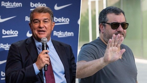 Laporta y Raiola.