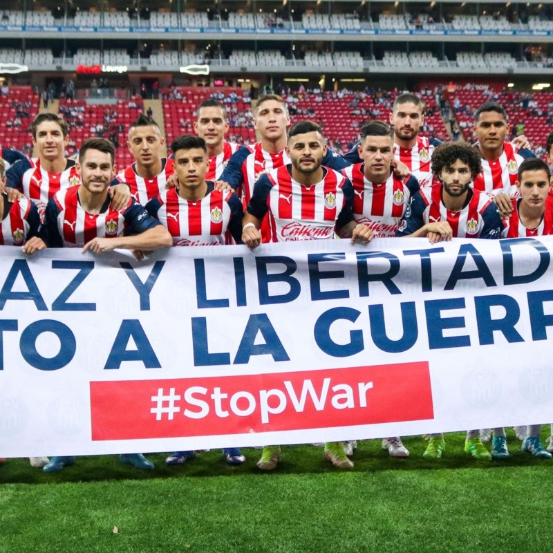 Chivas alza la voz y pide parar la guerra entre Ucrania y Rusia