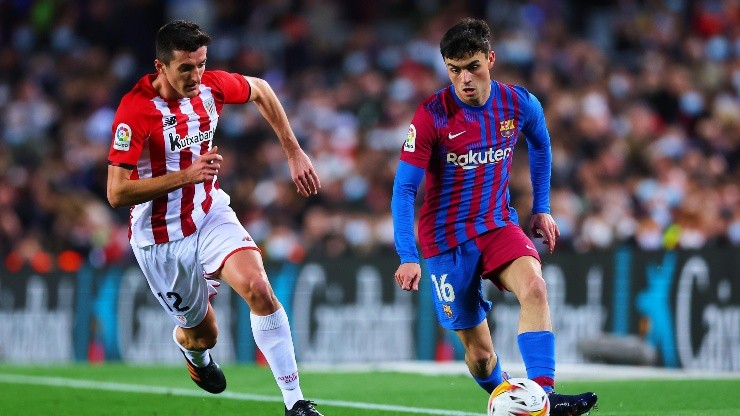 Pedri en la gran noche de Barcelona ante Athletic Club.