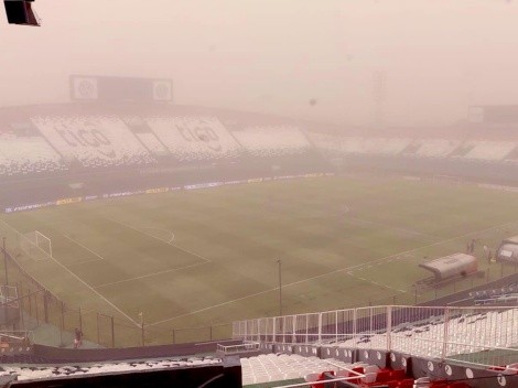 Se suspendió el partido de Olimpia por una tormenta de humo