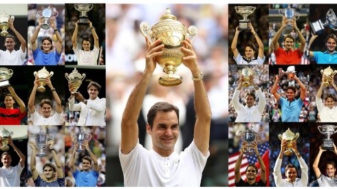 Roger Federer, ganador de 20 títulos de Grand Slam.