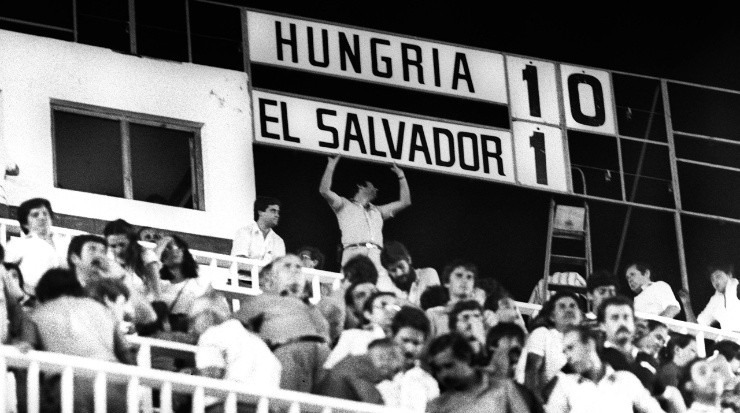 Hungary vs El Salvador, FIFA World Cup Spain 1982.(Karl Staedele/picture alliance via Getty Images)