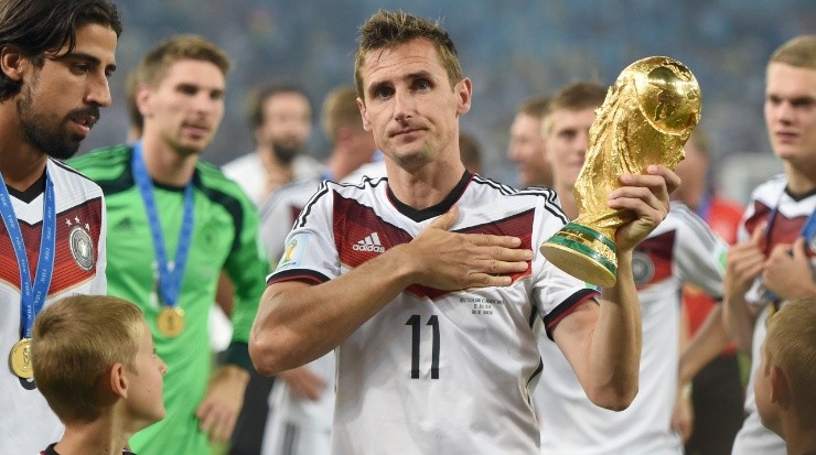 Miroslav Klose, FIFA World Cup Brazil 2014. (Marcus Brandt/picture alliance via Getty Images)