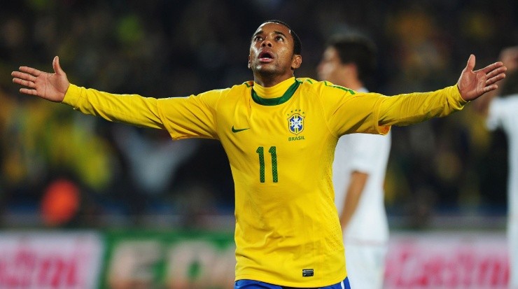 Robinho, Brazil, FIFA World Cup South Africa 2010. (Stanley Chou/Getty Images)