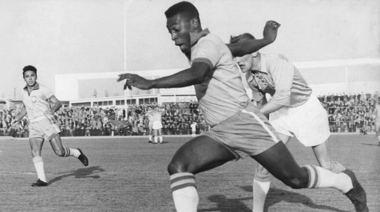 Pelé, FIFA World Cup Sweden 1958. (Getty Images)