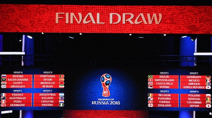 Russia 2018 Final Draw. (Matthias Hangst/Bongarts/Getty Images)