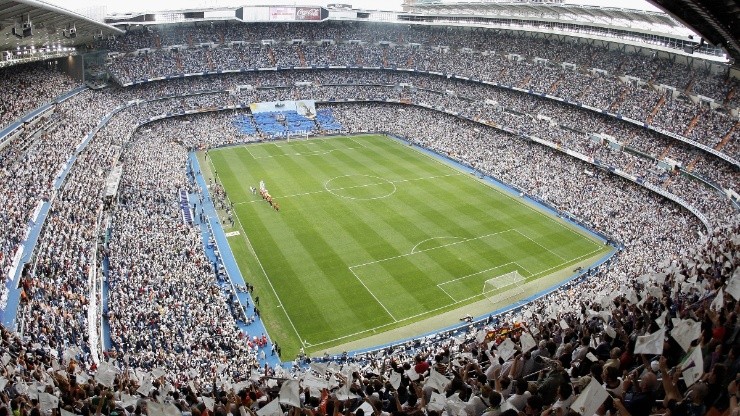 Estadio Santiago Bernabéu.