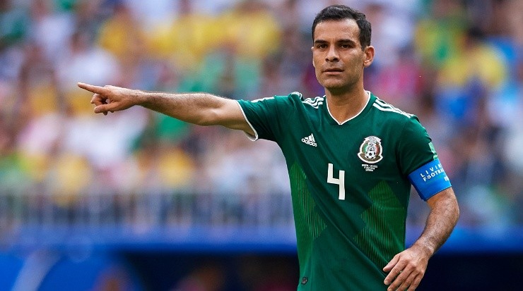 Rafael Márquez con la Selección mexicana en Rusia 2018
