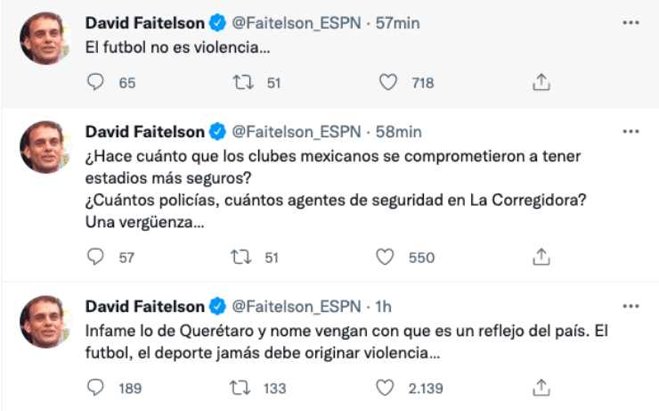 David Faitelson cuestionó a los clubes mexicanos.