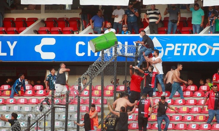 Queretaro - Atlas: Batalla campal en La Corregidora