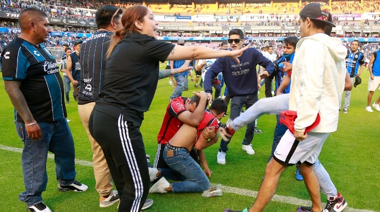 The violence appeared in the Liga MX. (Getty Images)