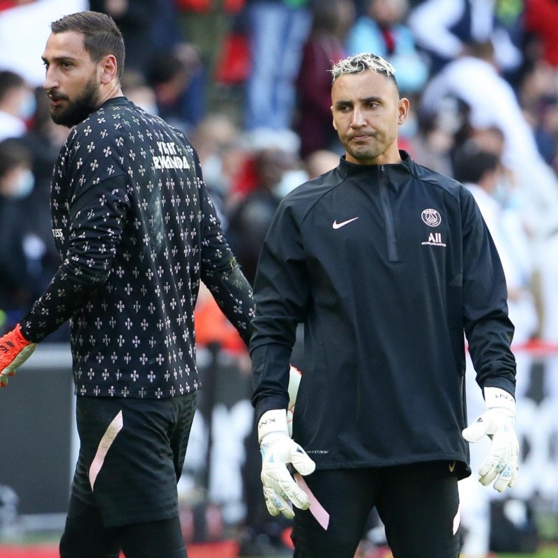 Crecen las tensiones entre Keylor y Donnarumma