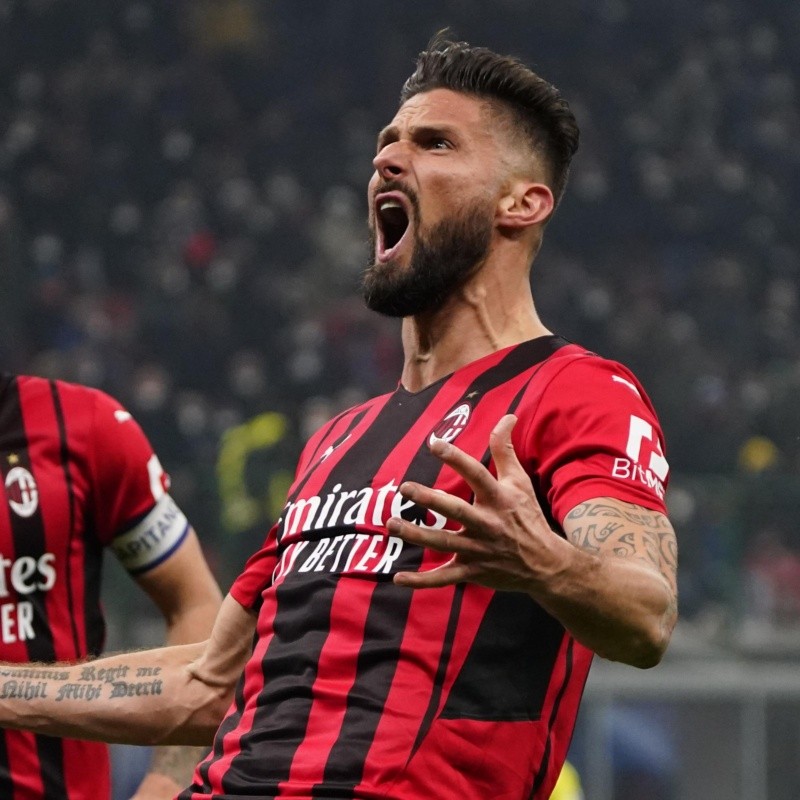 ¿Fin de la maldición? Giroud rompió una de las peores supersticiones de AC Milan