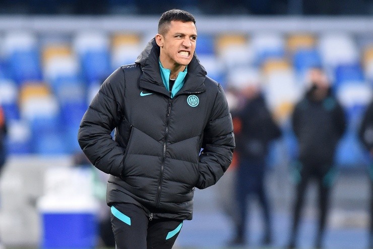 Alexis Sánchez no sumó minutos en el último encuentro del Inter | Foto: Getty Images 