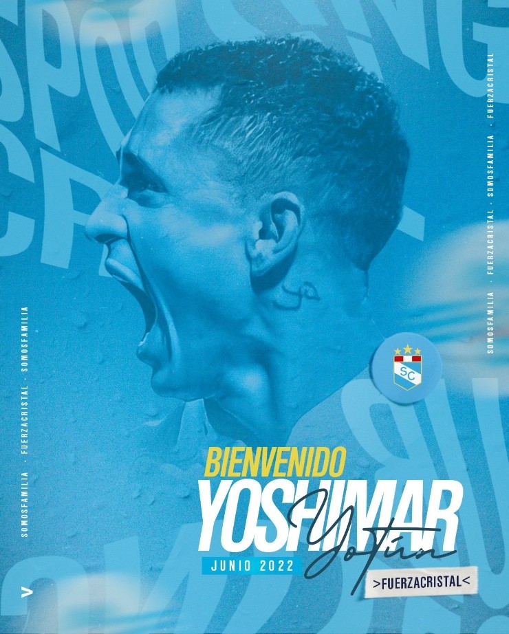 Yoshi jugará la Libertadores (@ClubSCristal)