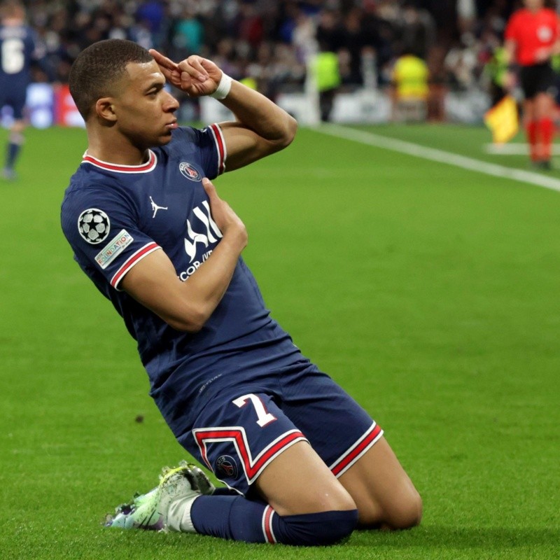 VIDEO | Mbappé le marcó a Real Madrid y no se guardó el festejo ante el Bernabéu