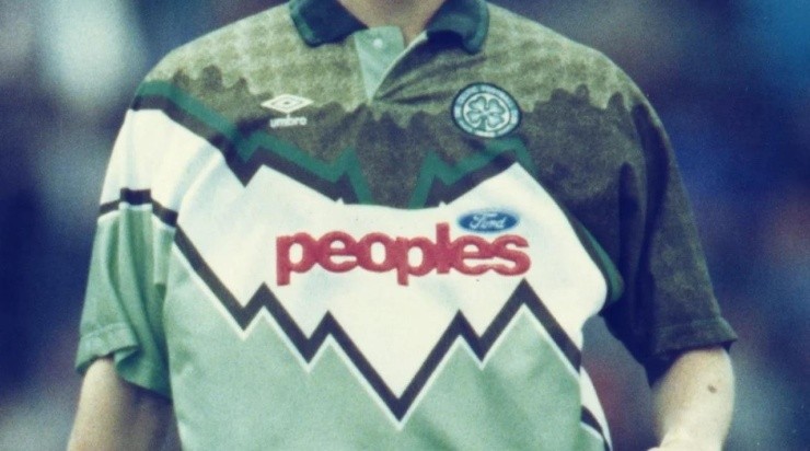 Celtic away kit 1991-92 (The Sun)