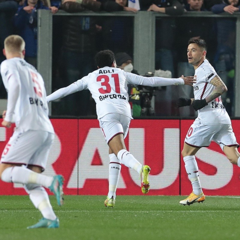 ¡Crack! Aránguiz se luce con preciso gol en visita del Leverkusen al Atalanta