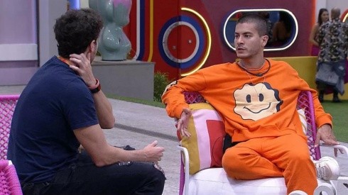 Arthur Aguiar e Lucas conversaram sobre situação. Imagem: Reprodução/Globo