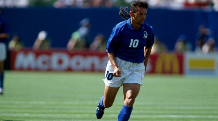Roberto Baggio, Italy. (Getty Images)