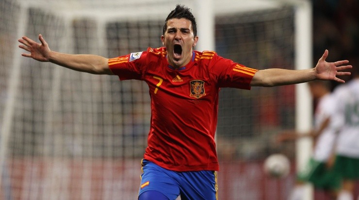 David Villa, Spain. (Alex Livesey - FIFA/FIFA via Getty Images)