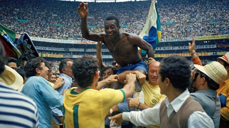 Pelé, Brazil. (Alessandro Sabattini/Getty Images)