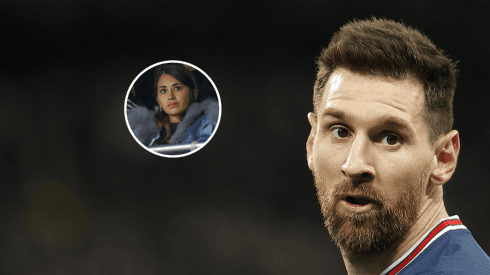 Inédito: las reacciones de Anto Roccuzzo en la tribuna ante el hostil trato a Messi en París