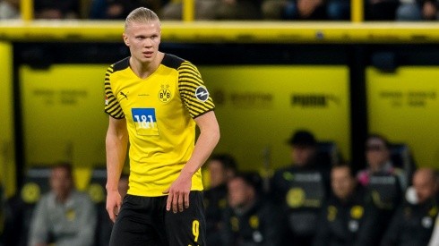 Erling Haaland volvió a jugar en Dortmund