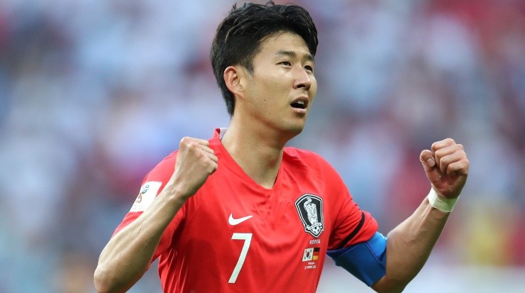 Heung Min Son, South Korea. (Catherine Ivill/Getty Images)