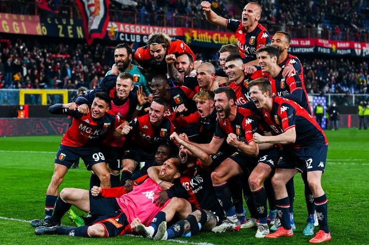 El Genoa sumó un importante triunfo en su misión de mantener la categoría | Foto: Getty Images 