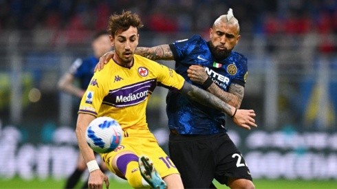 El Rey Arturo fue titular en lo que fue la igualdad de su Inter ante la Fiorentina
