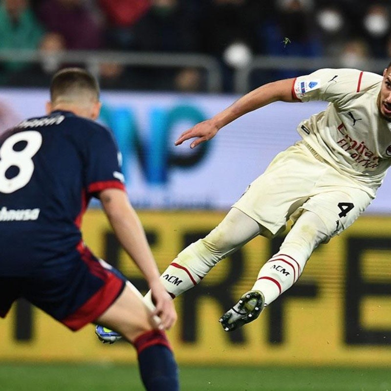 El espectacular remate de Ismael Bennacer para darle la tranquilidad a Milan