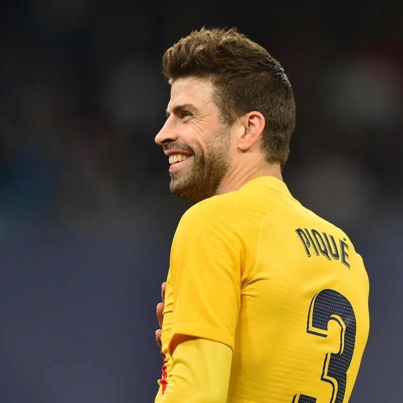 Gerard Piqué celebró la goleada en El Clásico con tres palabras en Twitter