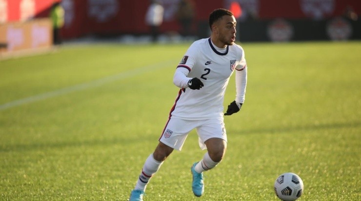 Sergino Dest #2 of the United States (Photo by Doug Zimmerman/ISI Photos/Getty Images)