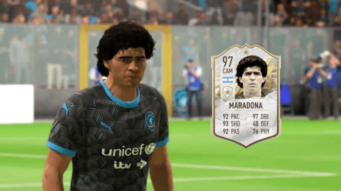 Es oficial: EA Sports retira a Diego Maradona del FIFA 22 Ultimate Team