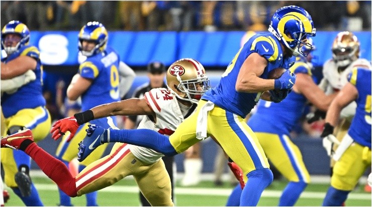 K´Wuan Williams en un 49ers vs Rams. (Getty Images)
