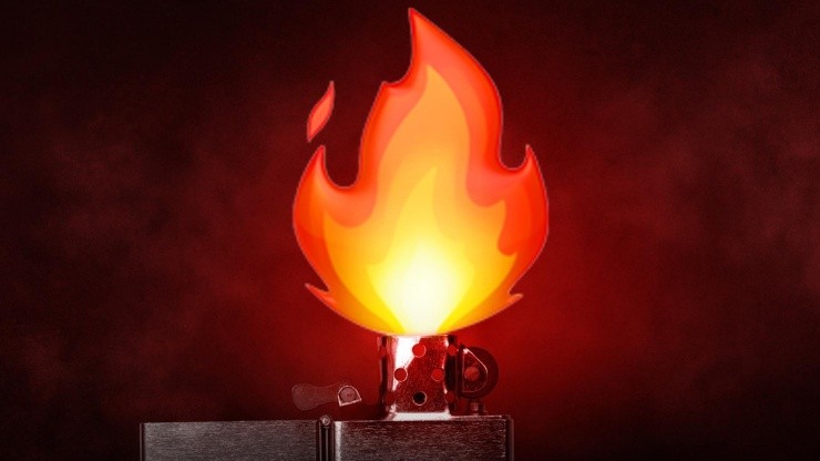 ¿Qué significa el emoji del emoji de fuego o "llamita"?
