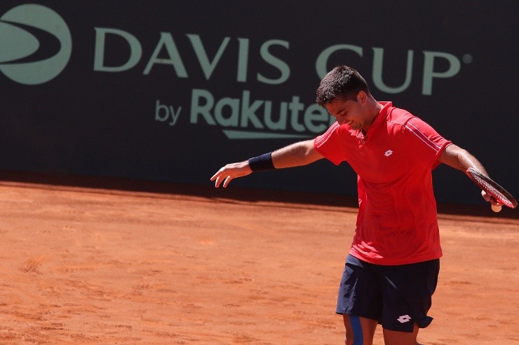 El tenista nacional pudo reponerse de su flojo inicio y salió vencedor | Foto: Agencia Uno 