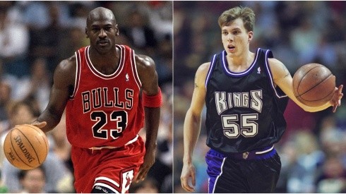 Michael Jordan y Jason Williams.