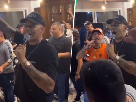 VIDEO | Marcos Rojo, de fiesta con tres juveniles de Boca y dos populares cantantes de cumbia