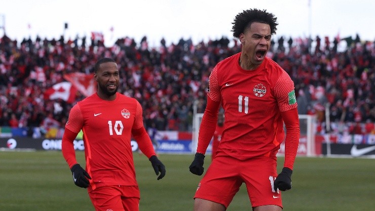 Tajon Buchanan celebra su gol ante Jamaica.