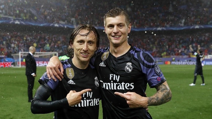 Luka Modric y Toni Kroos.