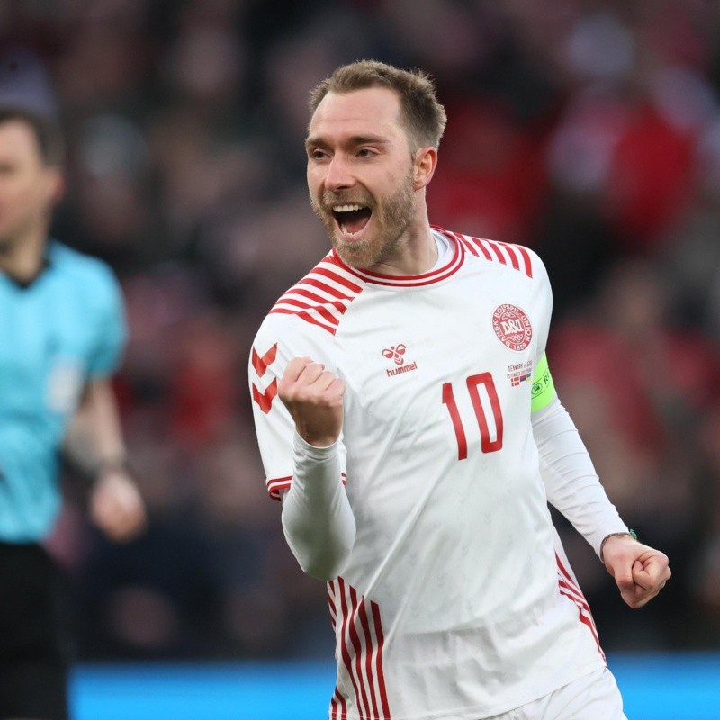 Eriksen marcó otro golazo en su regreso al Parken Stadion